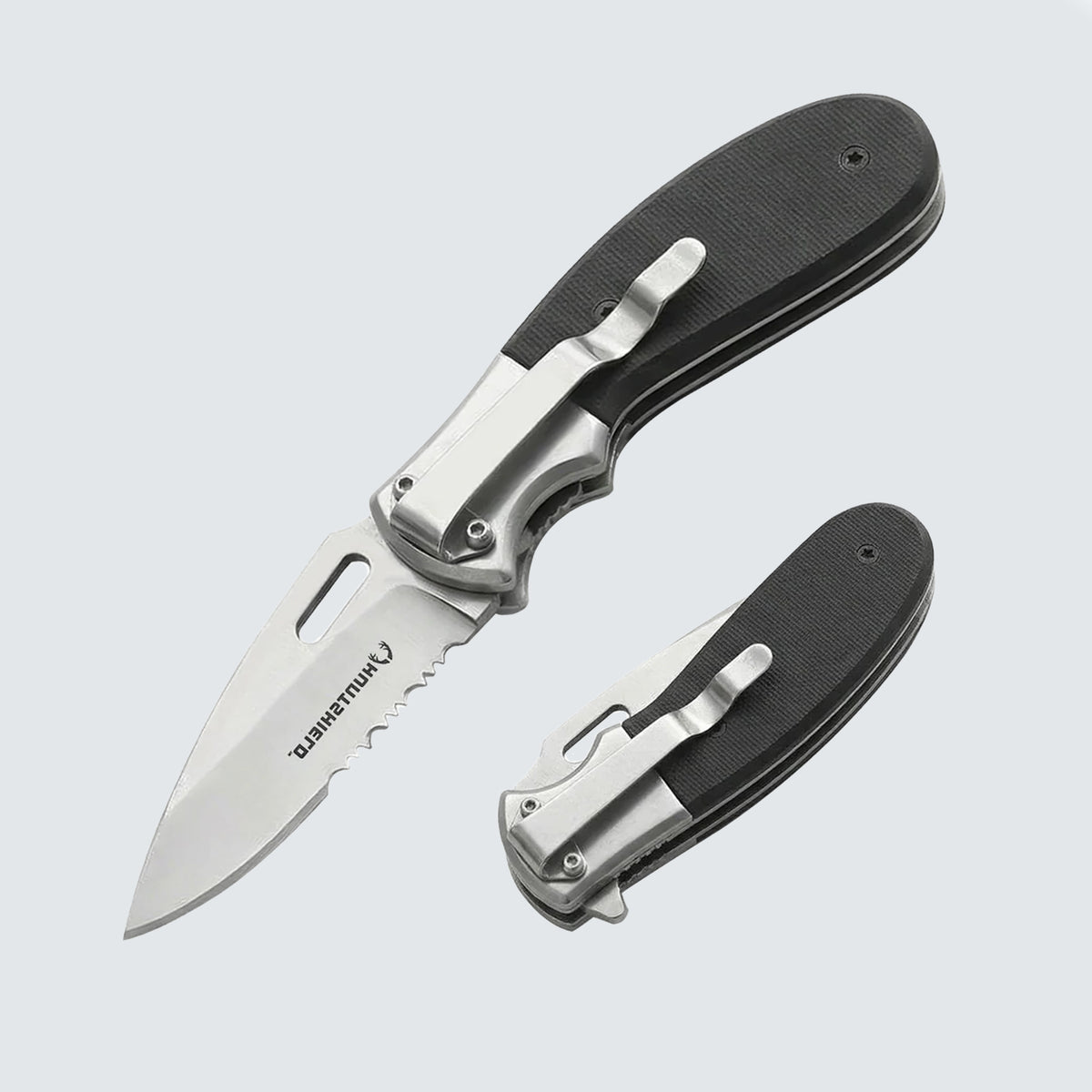 Stainless Steel Folding Pocket Knife – Outdoor Camping & Utility Tool