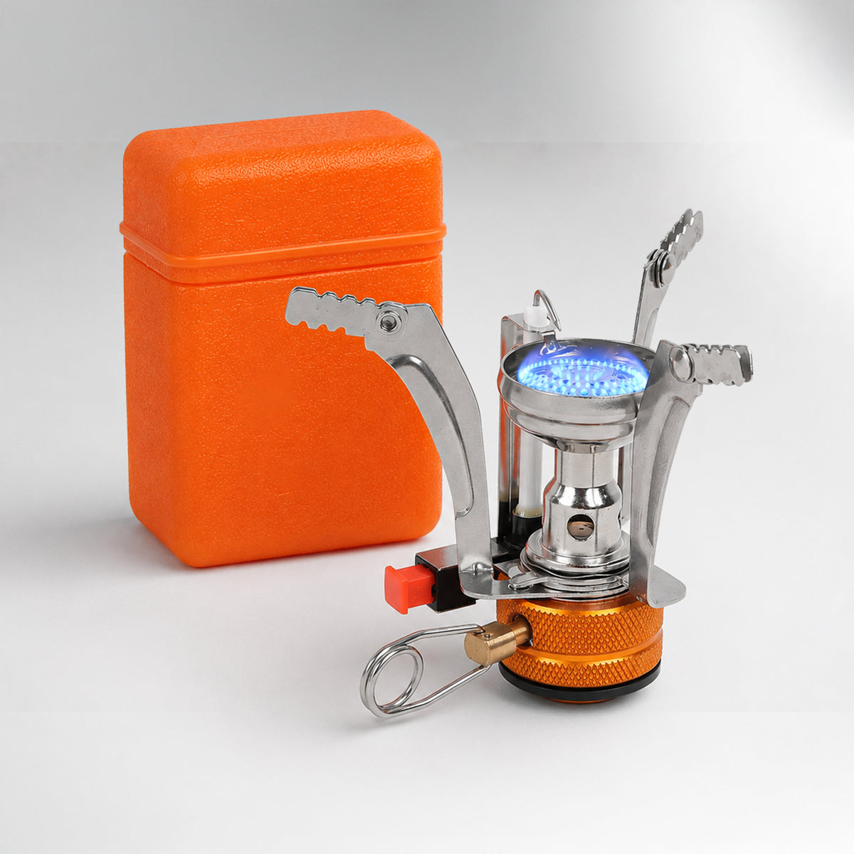 Portable Stove | Butane Gas Burner | Camping, Hiking, Picnic | Stainless Steel Body | Folding Furnace
