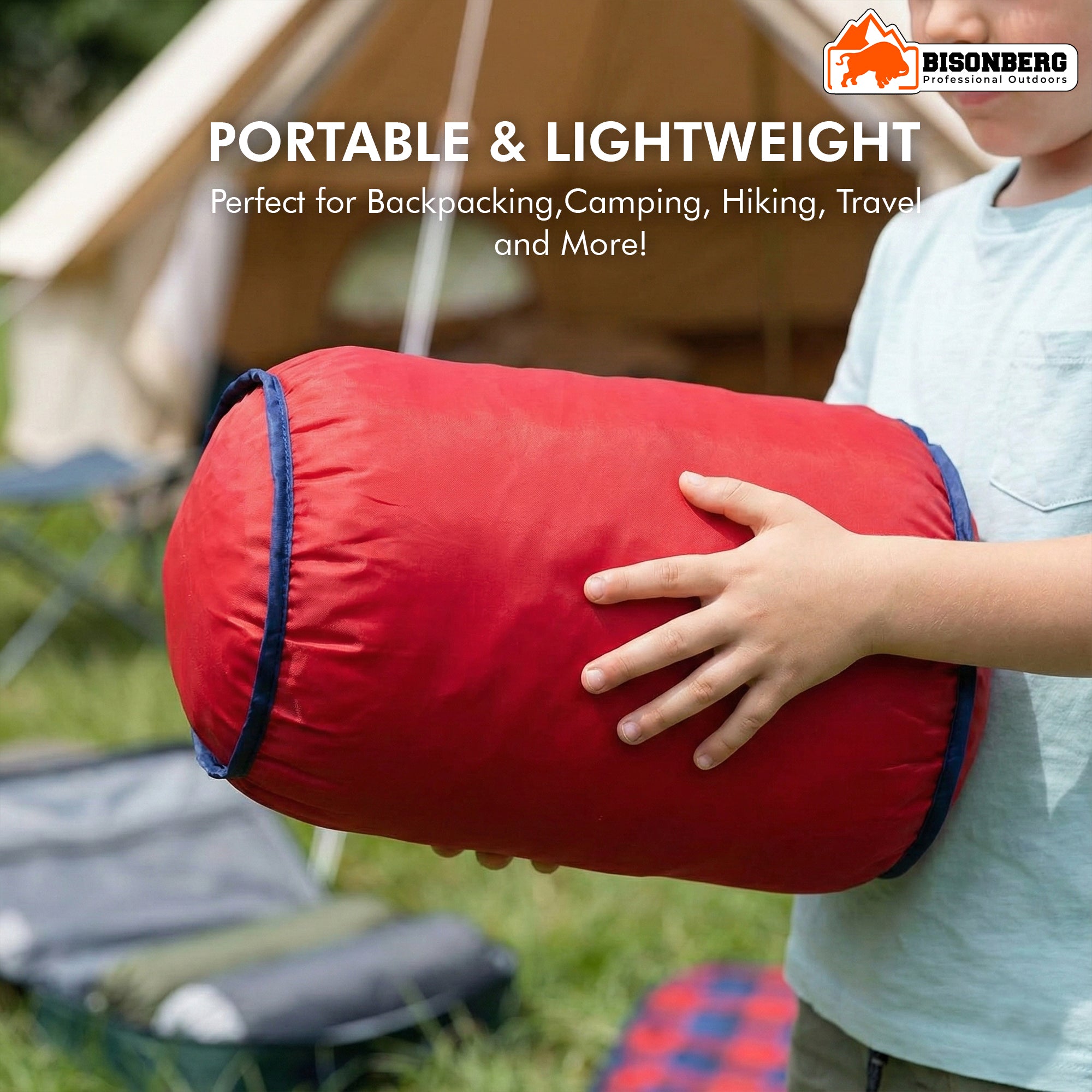 Kids Camping Sleeping Bag – Warm Outdoor Adventure Sleeping Sack image 7