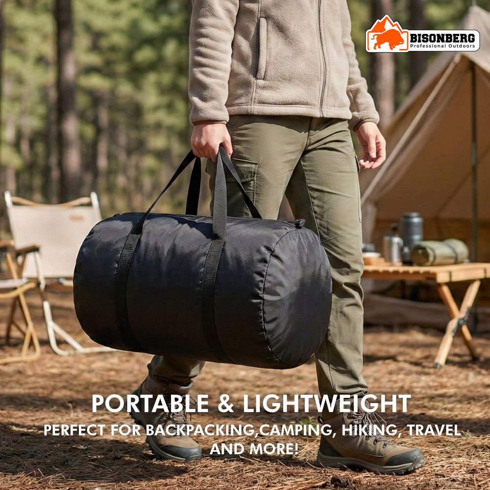 Double Sleeping Bag for Couples – Warm & Spacious Camping Bed image 6