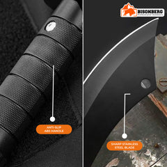 Kitchen Knife/Utility Knives for Kitchen Home & Outdoor Cooking Use Ideal for Portable, Travel - Black (Manual) image 1