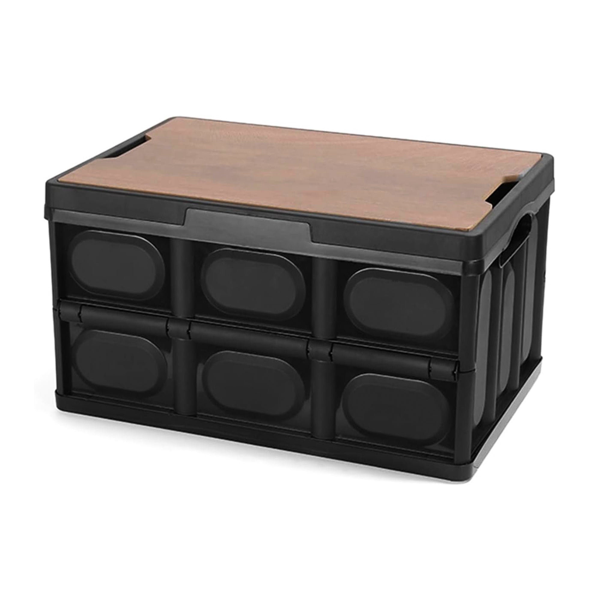 Bisonberg Linen Storage Boxes for Closet Folding Clothes Storage Container with Lids Easy-foldable Closet Organizer image 0
