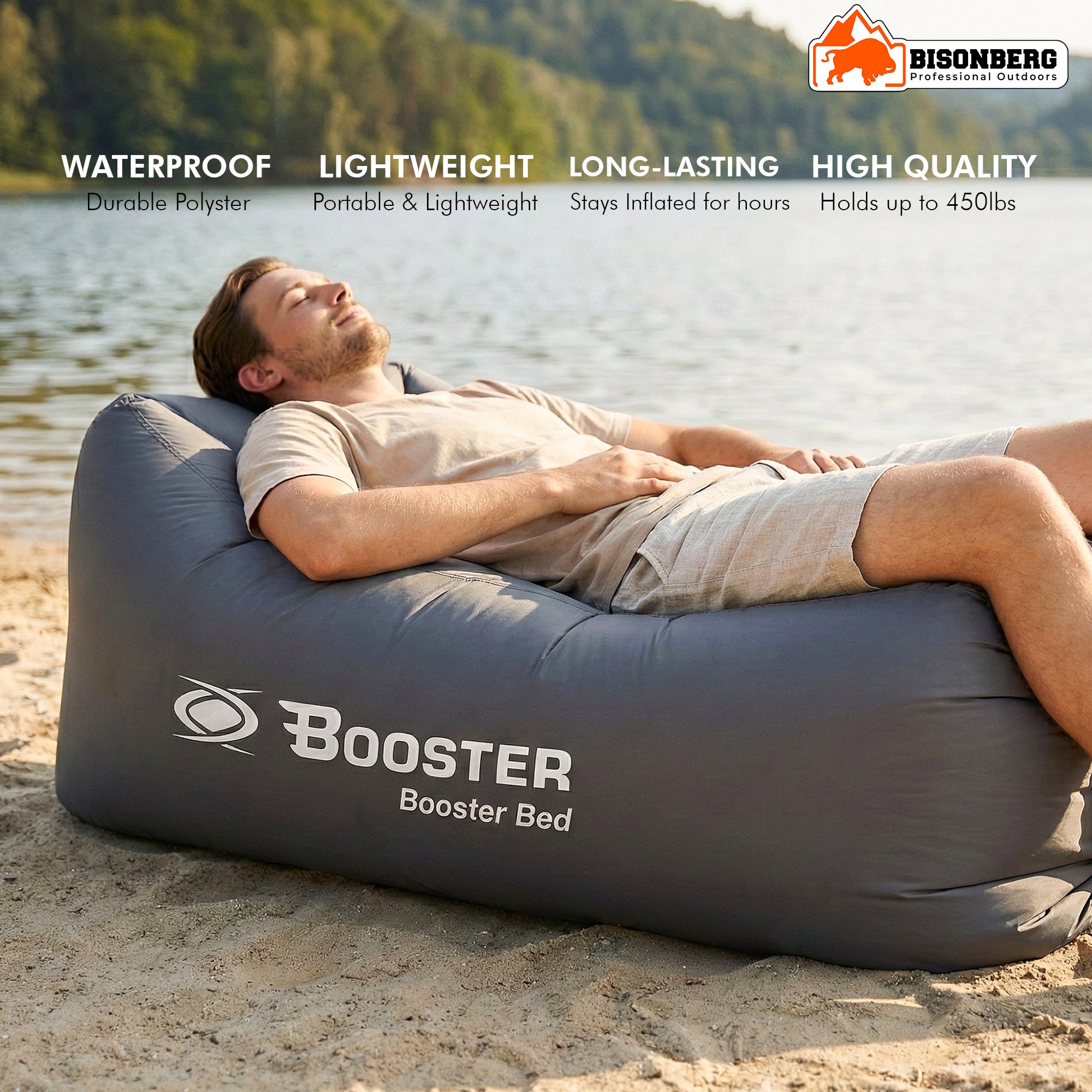 Inflatable Outdoor Lounger Bed – Portable Air Sofa for Camping & Travel image 3