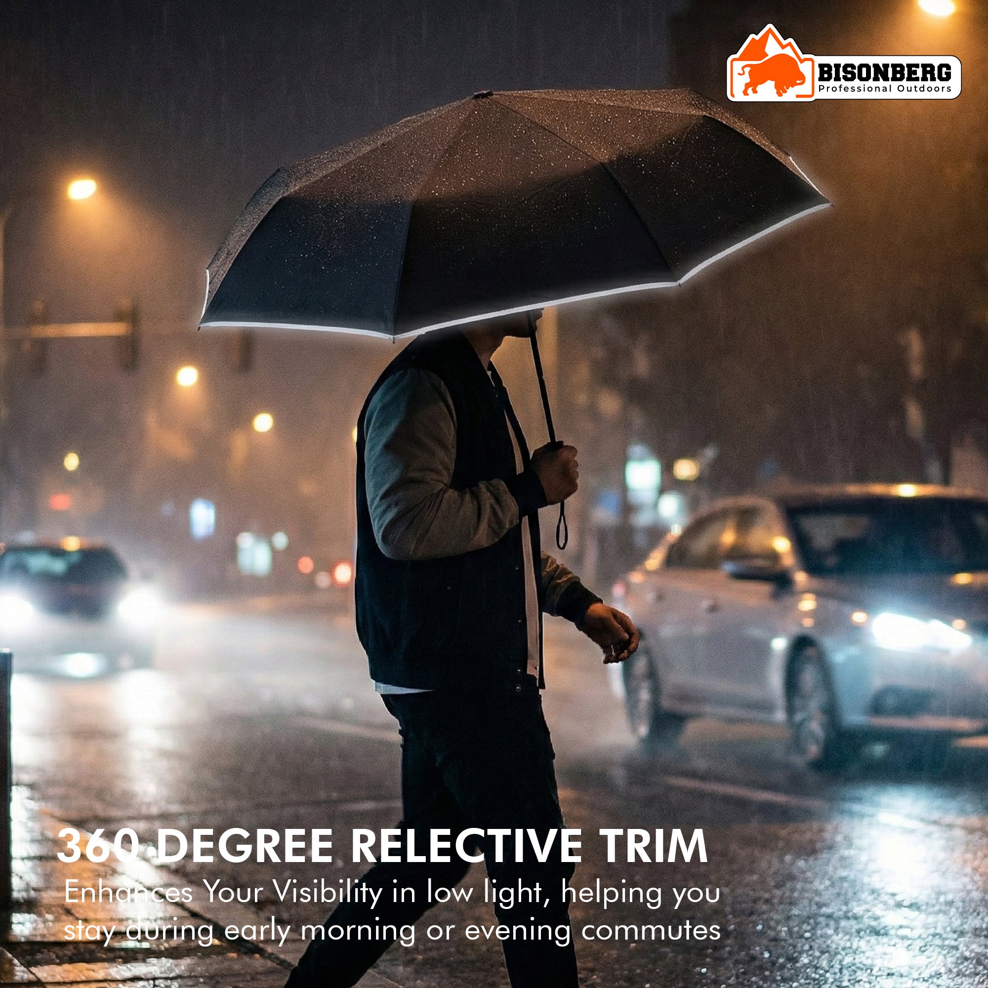 UV Protection Travel Umbrella – Compact Windproof Folding Umbrella image 2