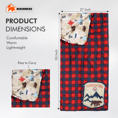 Kids Camping Sleeping Bag – Warm Outdoor Adventure Sleeping Sack image 3