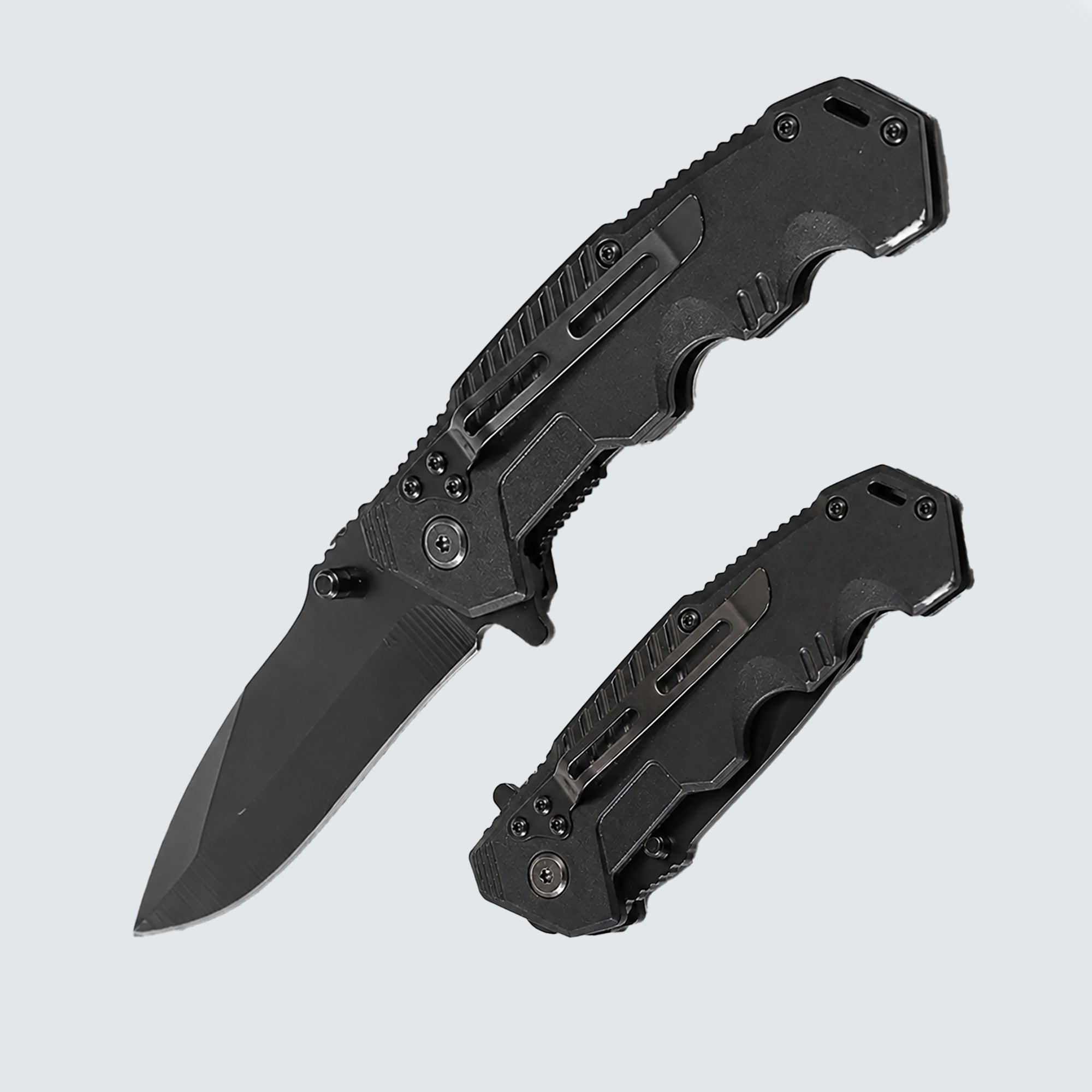 Folding Tactical Pocket Knife | Stainless Steel Blade | Portable Camping & Survival Knife – Bisonberg
