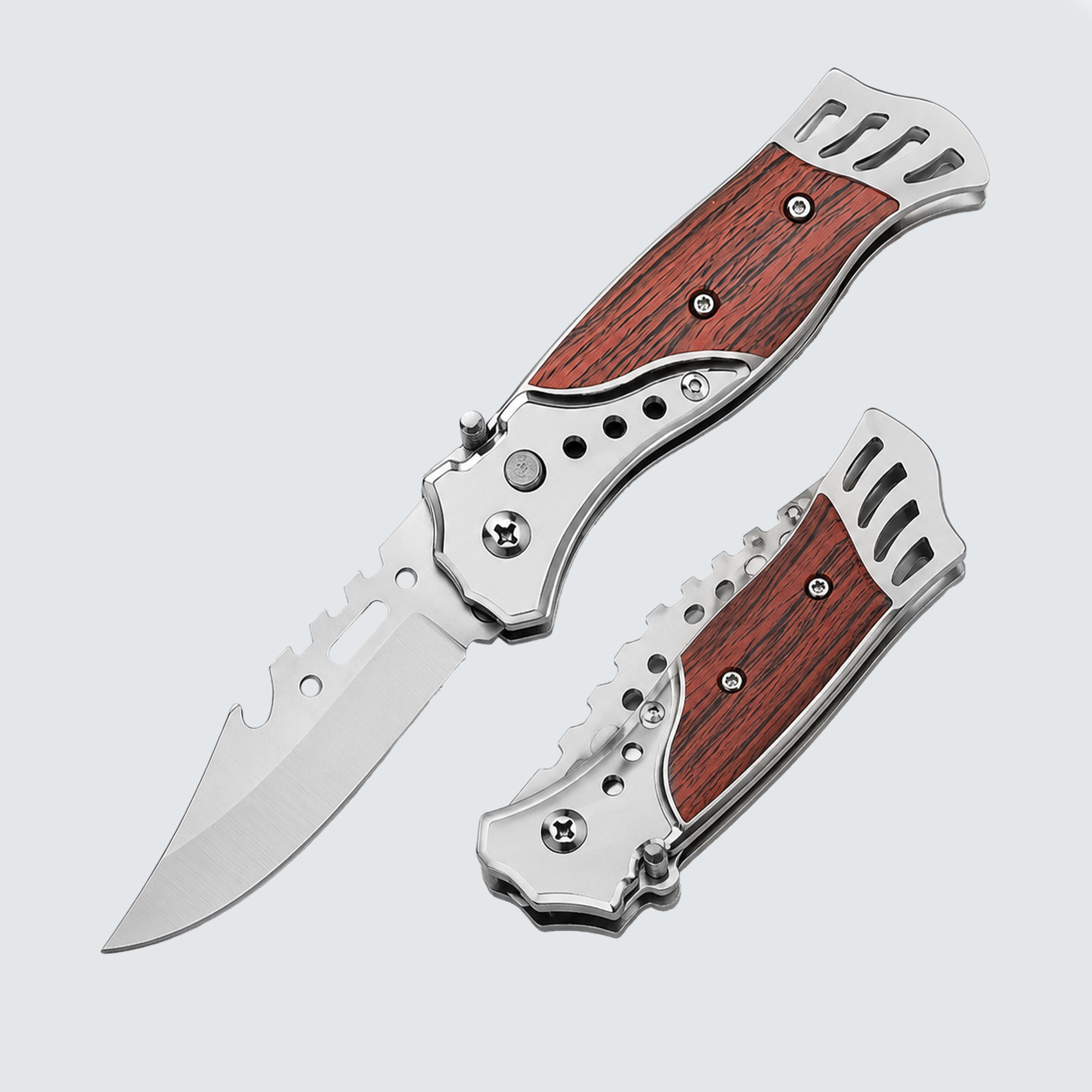 BISONBERG Kitchen Knife/Utility Knife for Kitchen Home Ideal for Portable -(with carabiner hook)