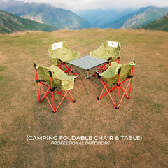 BISONBERG Aluminium Folding Camping Table Adjustable Height Table for Camping, Fishing, Hiking, Travel, Picnic, Beach - Aluminum (Square) image 3