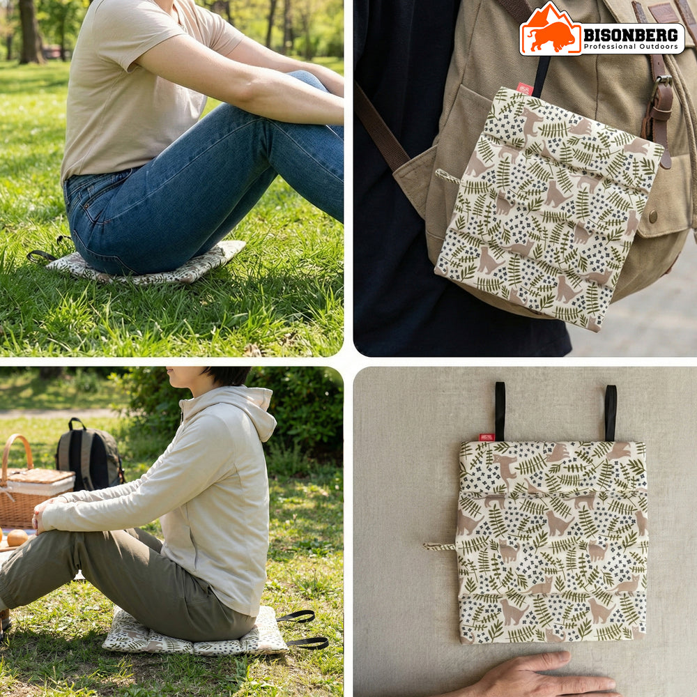 Foldable Camping Seat Cushion – Portable Padded Sitting Mat for Outdoor, Travel & Picnic image 1