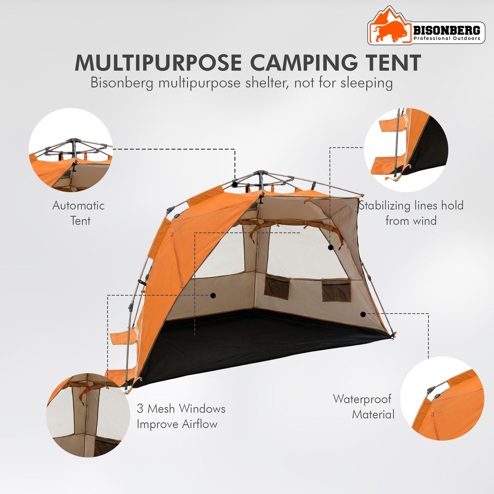 Automatic Pop-Up Camping Tent with Carry Bag – Waterproof Outdoor Family Shelter image 5