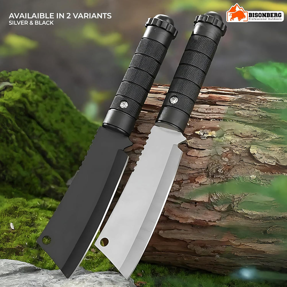 BISONBERG Kitchen Knife/Meat Knife for Kitchen Home & Outdoor Cooking Use Ideal for Portable, Travel - Silver image 3