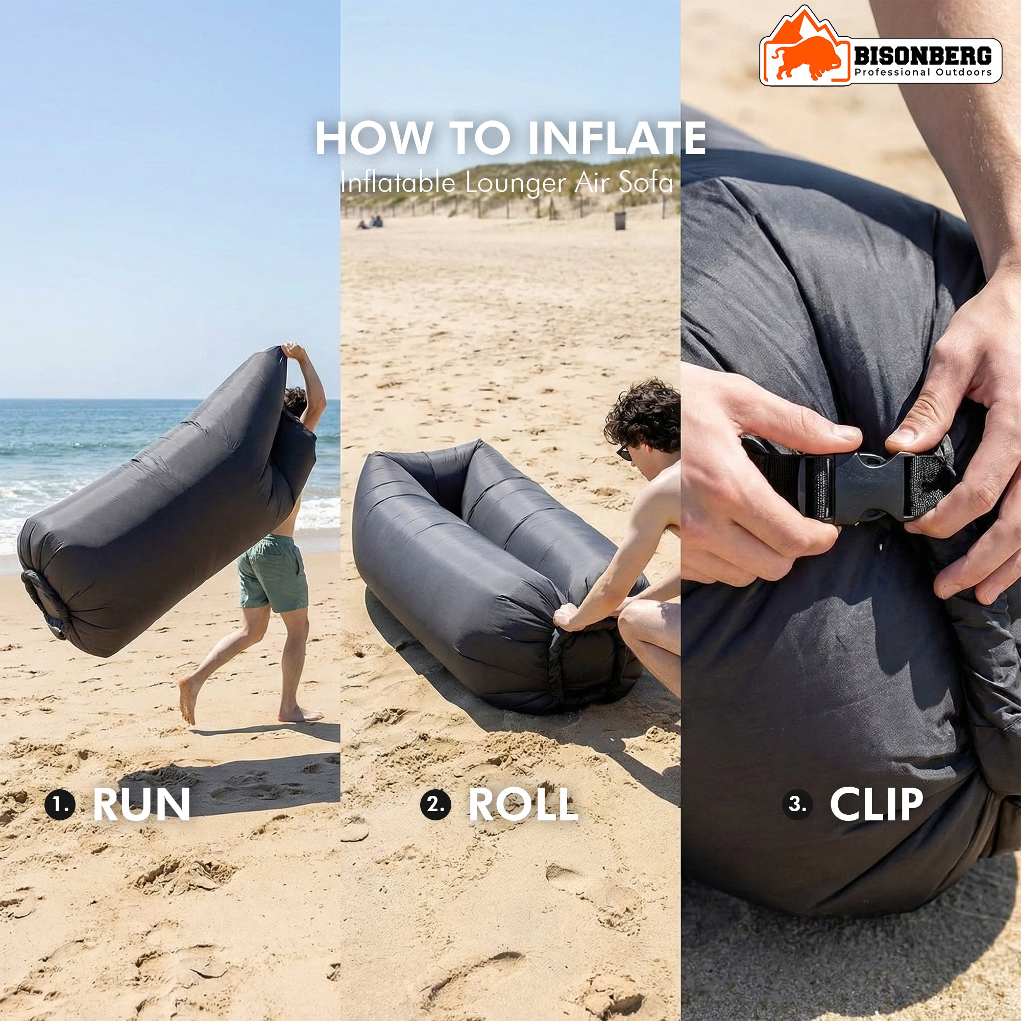 Inflatable Outdoor Lounger Bed – Portable Air Sofa for Camping & Travel image 4