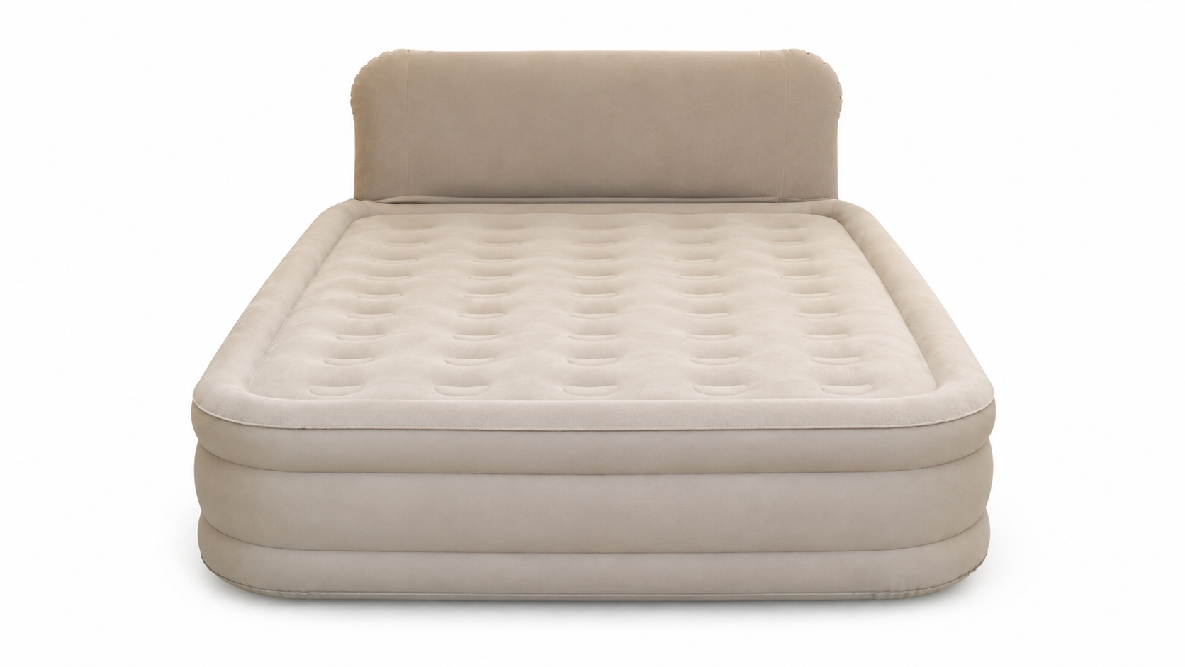 BISONBERG PREMIUM INFLATABLE AIR-BED/ WITH BUILT-IN AIR- PUMP AND BACKREST|DESIGNED FOR ULTIMATE COMFORT