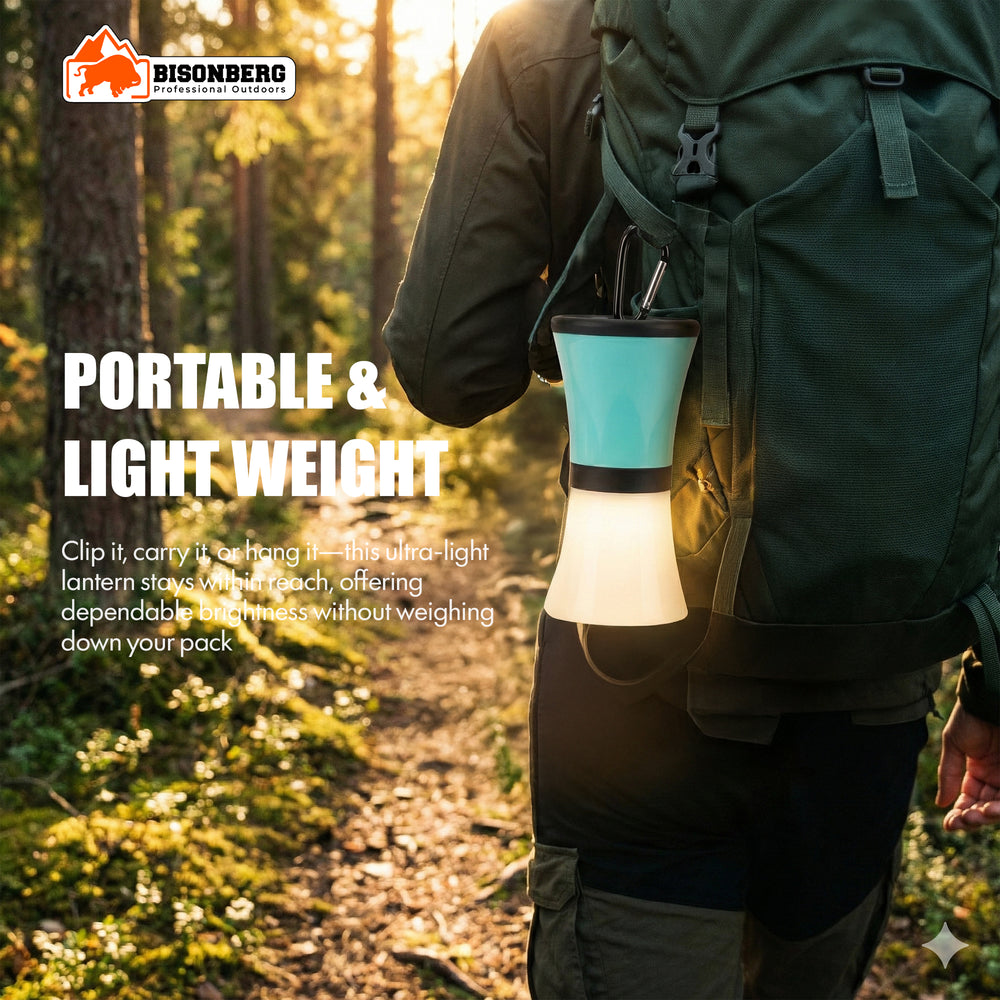 Portable LED Camping Lantern – Rechargeable Outdoor Tent Light image 4