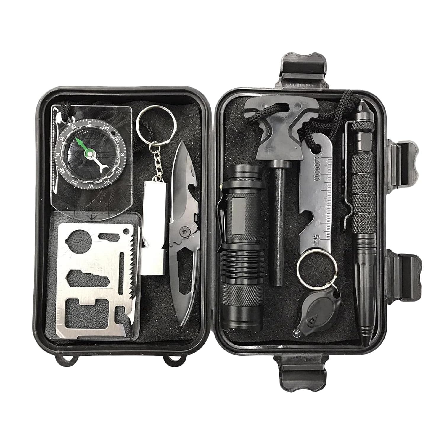 All-in-One Survival Kit with Tactical Gear – Emergency Outdoor Camping & Hiking Tool Set image 0