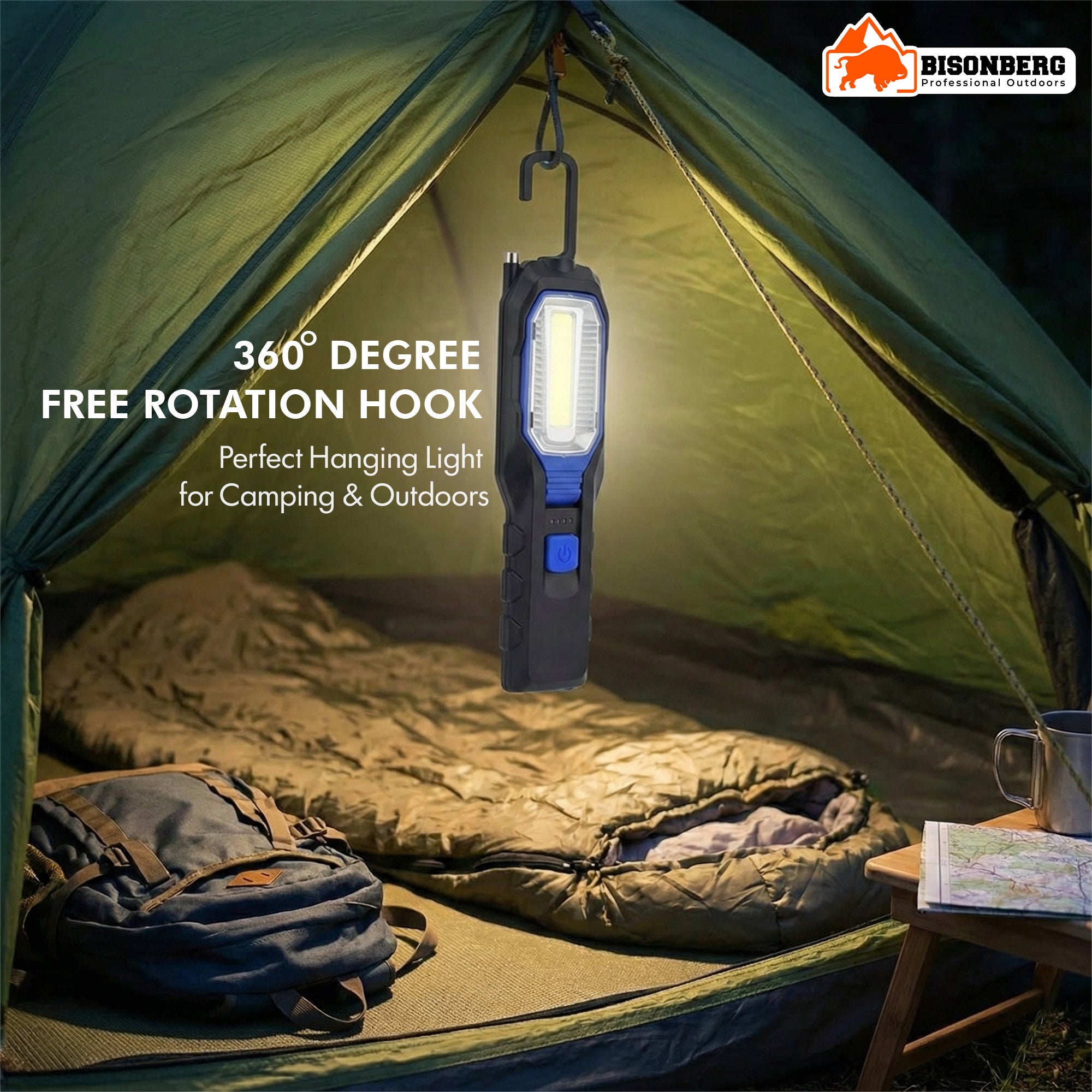 Rechargeable LED Work Light with USB Charging – Portable Inspection & Emergency Torch image 1