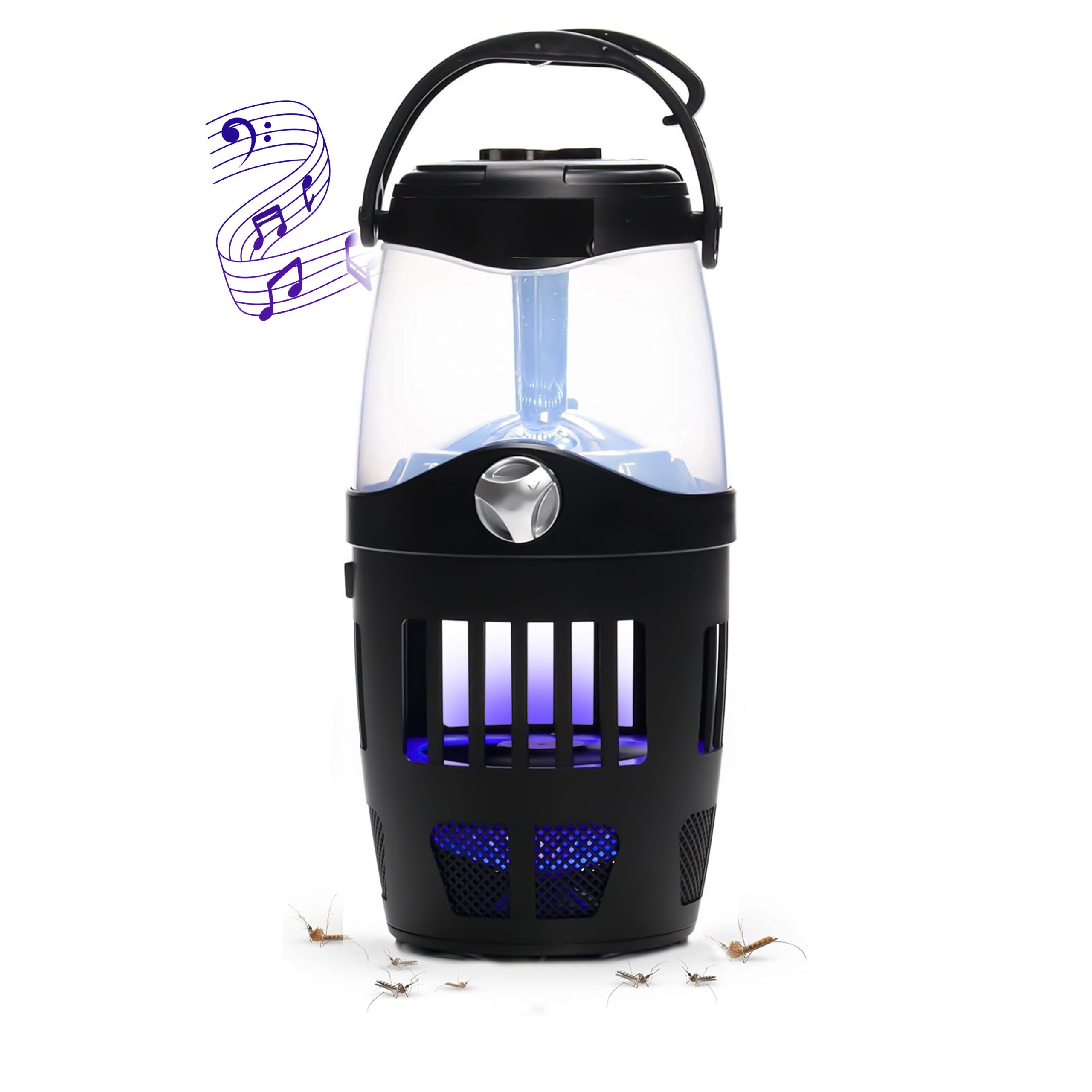 BisonBerg 3-in-1 Mosquito Killer Lamp with Bluetooth Speaker & LED Lantern – Indoor & Outdoor Bug Zapper with UV Light Trap image 0