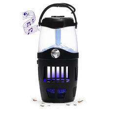 BisonBerg 3-in-1 Mosquito Killer Lamp with Bluetooth Speaker & LED Lantern – Indoor & Outdoor Bug Zapper with UV Light Trap image 0