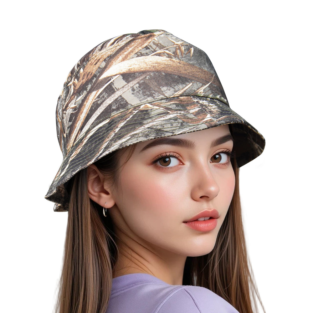 Bisonberg Earthtone Camo Bucket Hat Nature-Inspired Street Style with a Rugged Edge image 0
