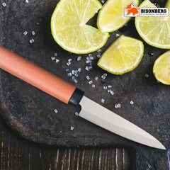 BISONBERG Kitchen Knife/Utility Knives for Kitchen Home & Office Use Ideal for Portable, Travel - Black image 3