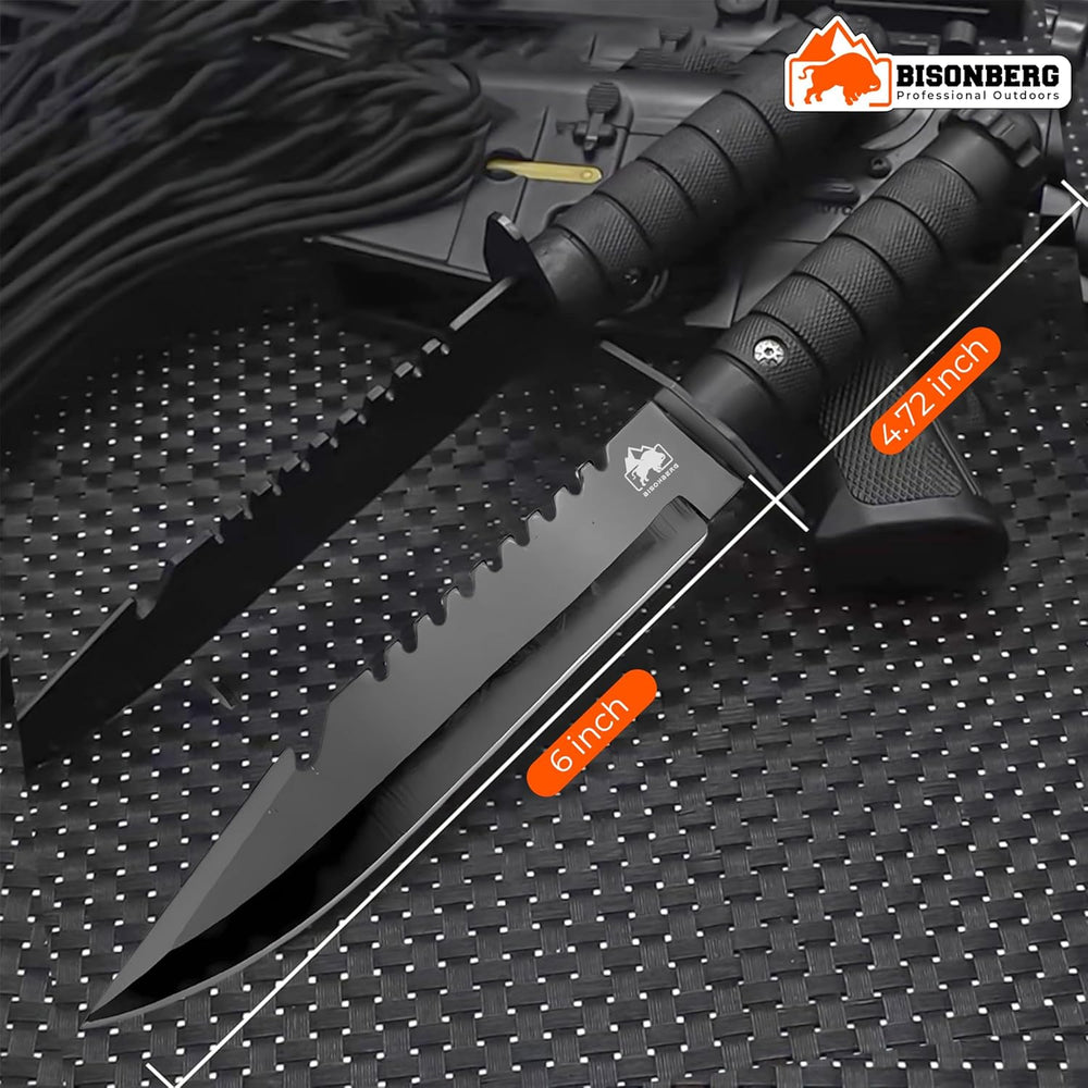 BISONBERG Kitchen Knife/Utility Knives for Kitchen Home & Office Use Ideal for Portable, Travel - Black (Manual) with Cover image 2