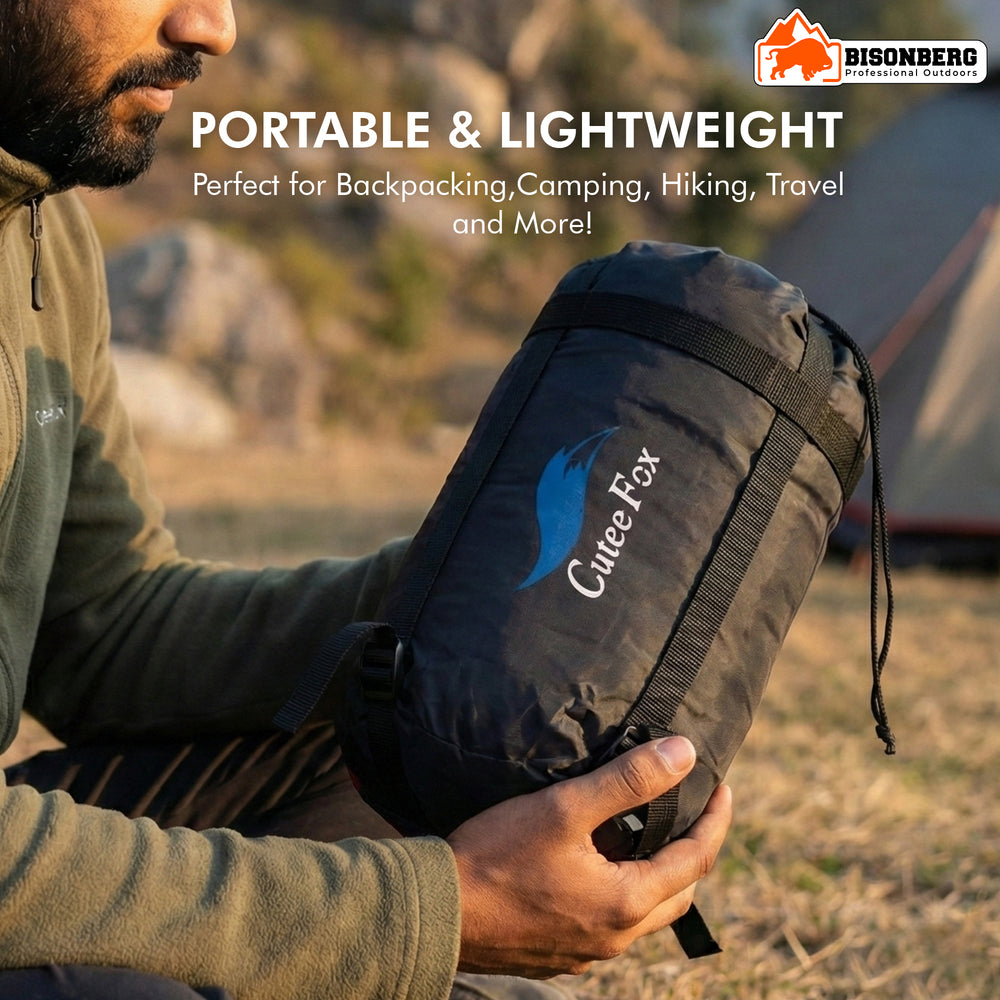 Cuitee Fox Adult Sleeping Bag 1.4 kg – Lightweight Warm Camping Bed image 5