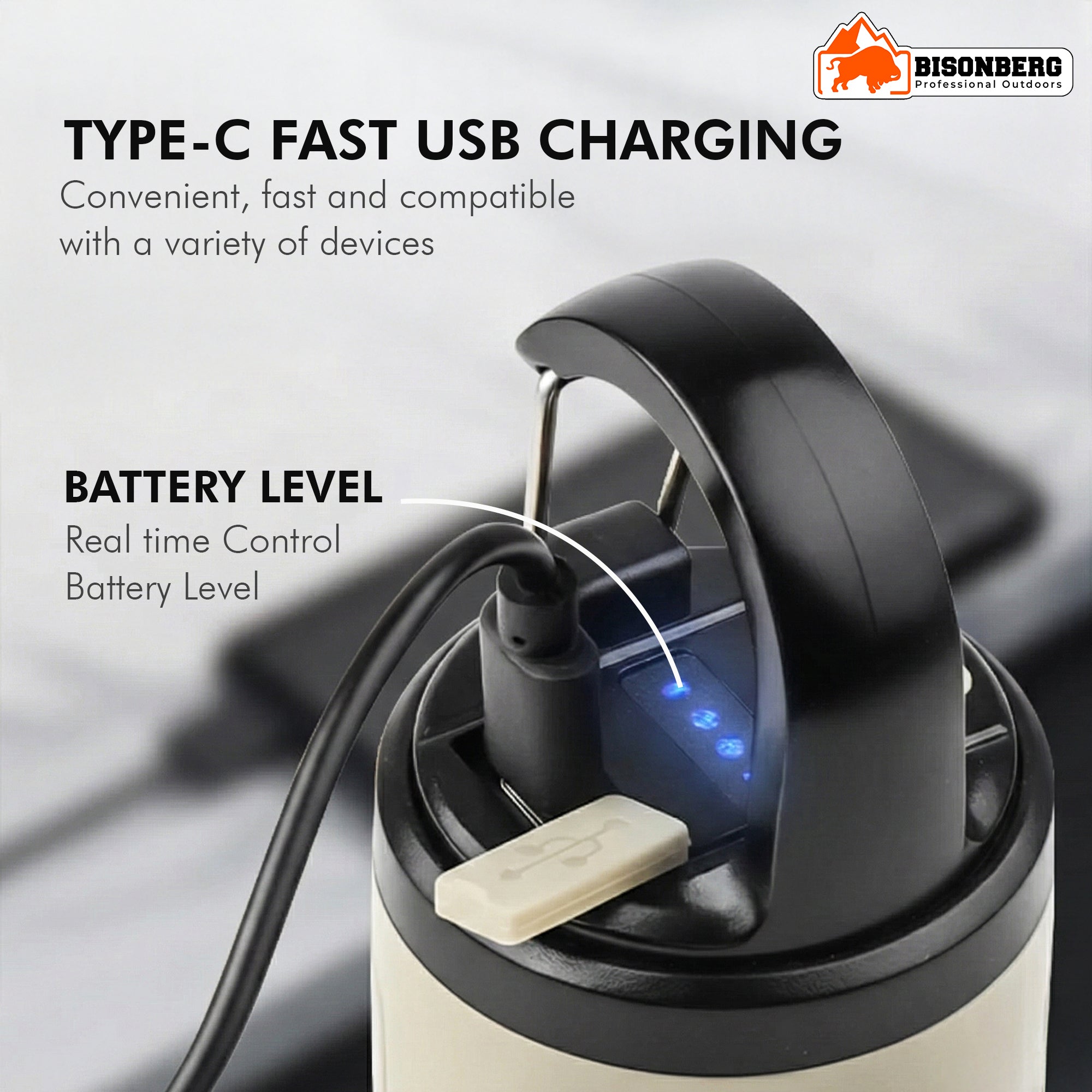 Rechargeable Camping Lantern – Portable LED Folding Outdoor Light image 2
