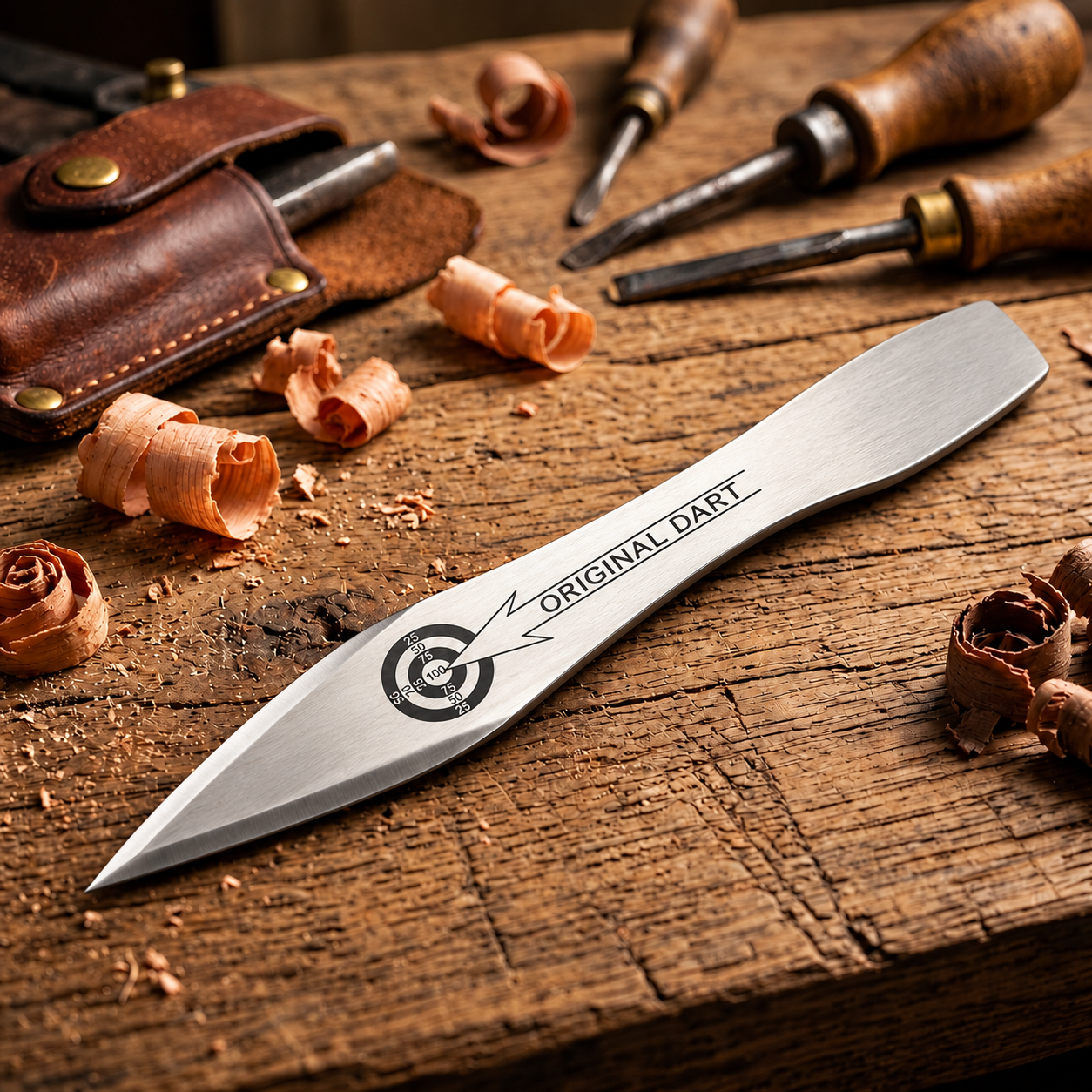 Premium Stainless Steel Dart – Precision Design for Camping & Outdoor knife