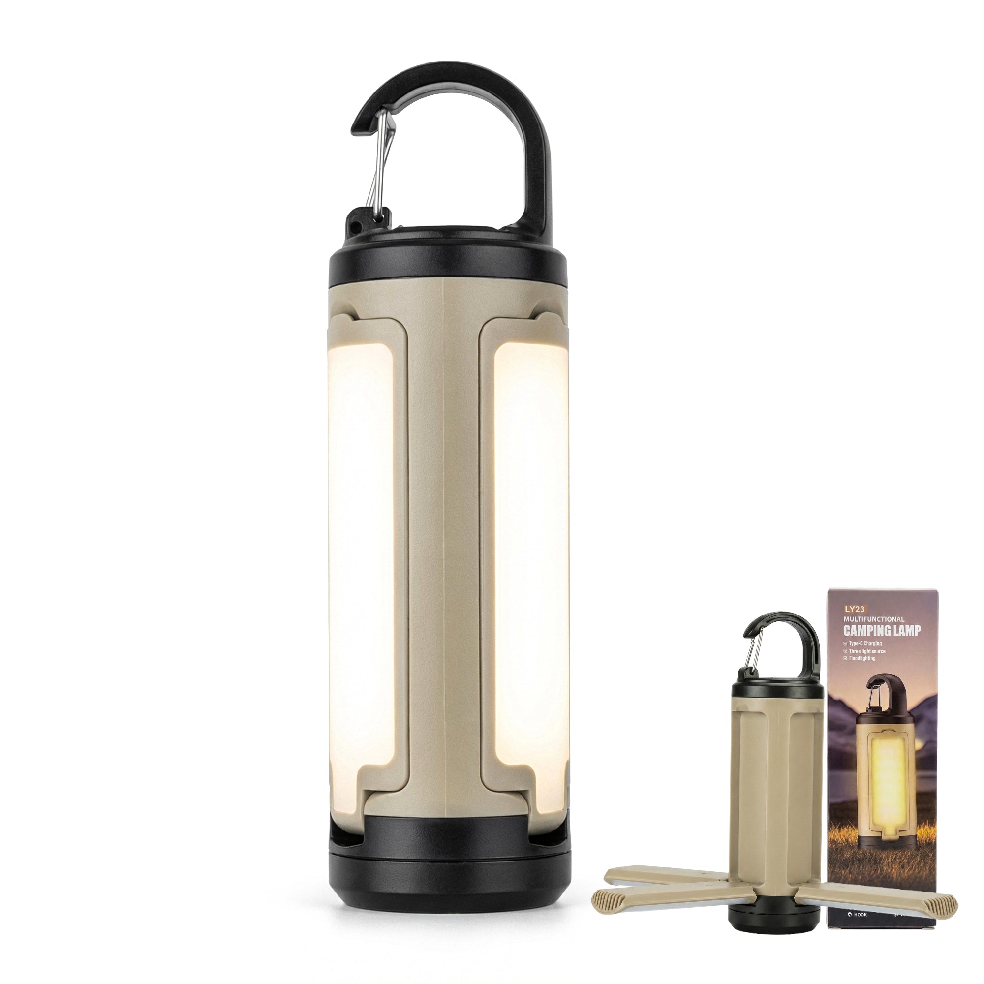 Rechargeable Camping Lantern – Portable LED Folding Outdoor Light image 0