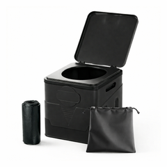 Portable Camping Toilet – Foldable Outdoor Travel Toilet Seat image 0