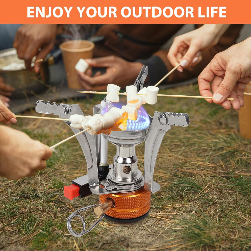 Portable Stove | Butane Gas Burner | Camping, Hiking, Picnic | Stainless Steel Body | Folding Furnace image 5