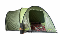 Premium 4–6 Person Waterproof Tunnel Camping Tent with Spacious Living Area image 0