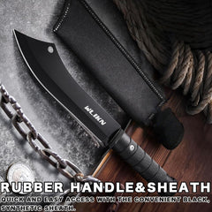 BISONBERG Kitchen Knife/Utility Knives for Kitchen Home & Office Use Ideal for Portable, Travel - Wooden & Black image 2