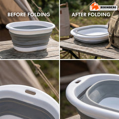 Collapsible Washing Basin Set – Foldable Multi-Purpose Storage Tubs image 2