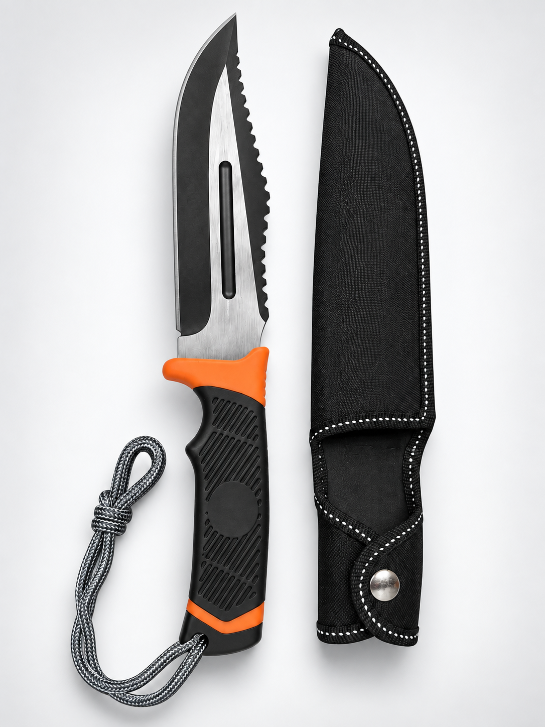 BisonberG| Fixed Blade  Knife with Sheath | Outdoor Camping & Survival Knife