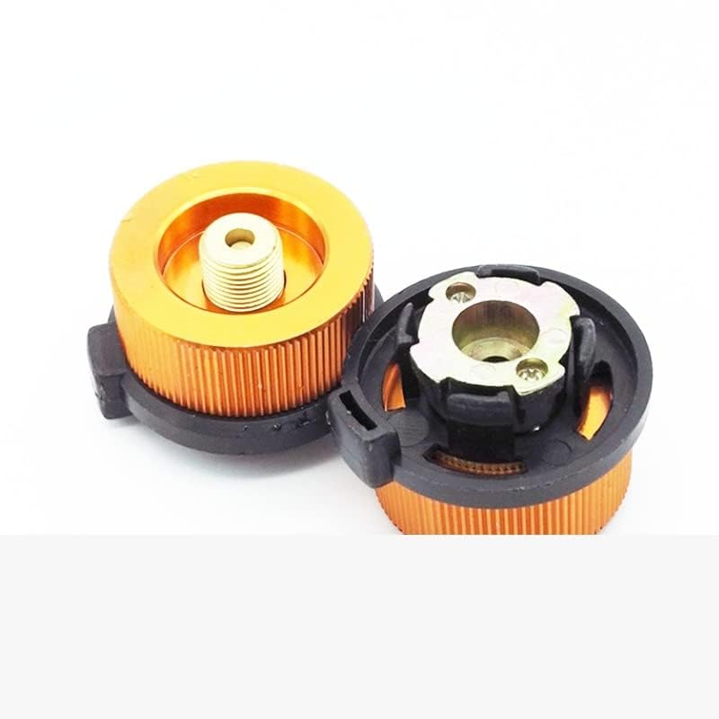 Camping Cooking Set with Cookware Bowl Pot Pan and Kettle, (Camping Stove Adapter Converting Screw) image 1