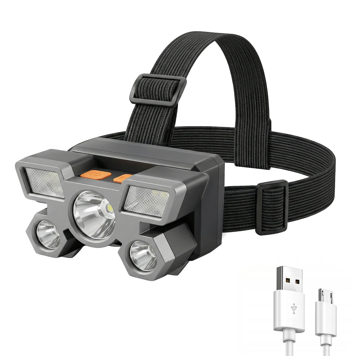 Rechargeable LED Headlamp – Ultra Bright Multi-Beam Headlight image 0