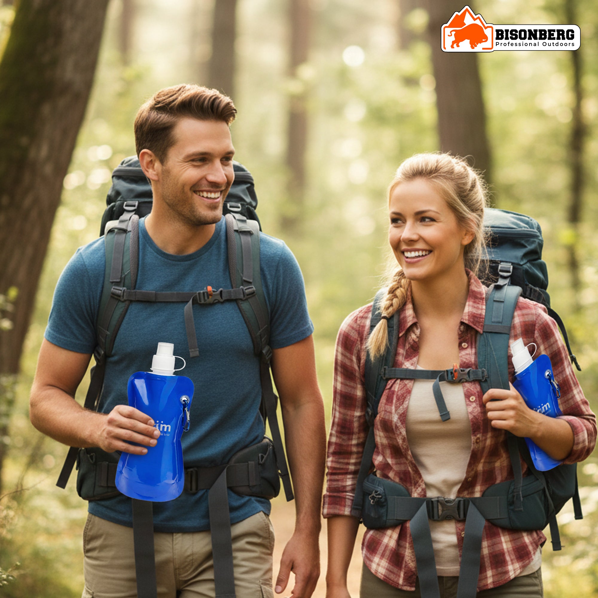Collapsible Water Bottle – Portable Foldable Travel Flask image 4