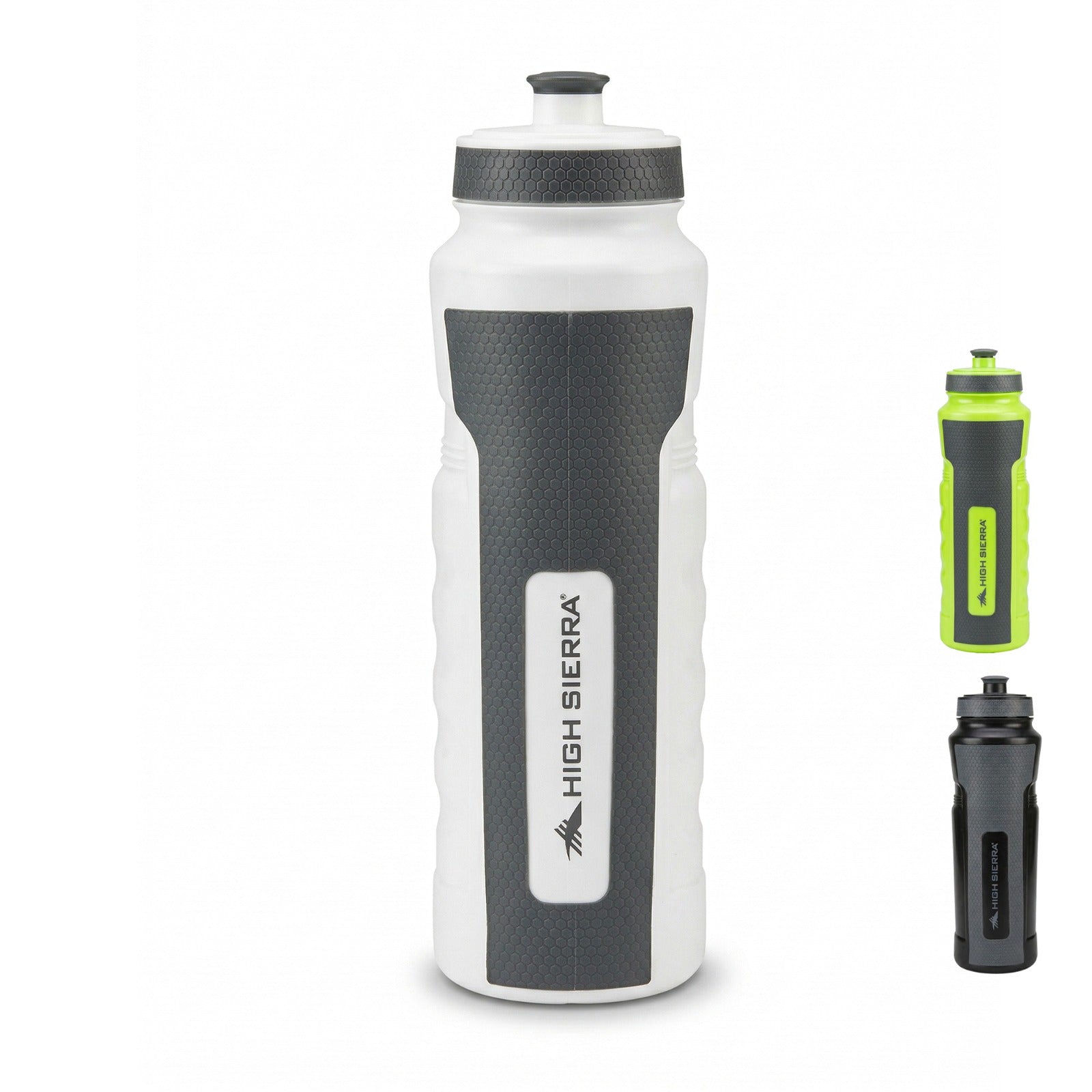 Premium White Sports Water Bottle | Leakproof Squeeze Bottle | BPA-Free Gym & Cycling Hydration Bottle with Anti-Slip Grip image 0