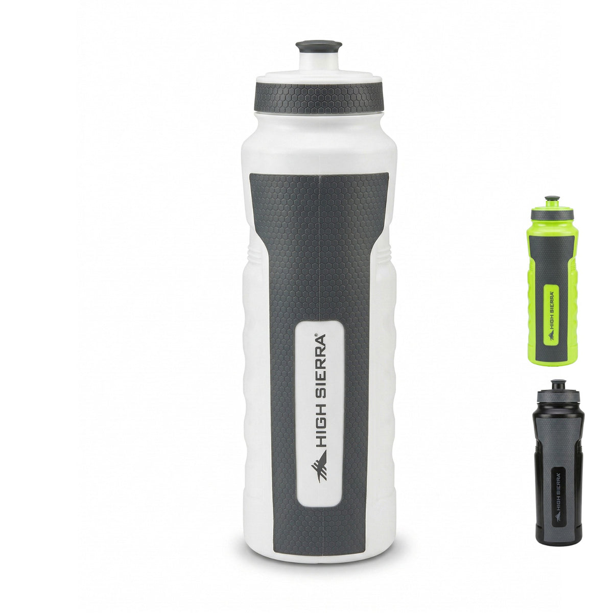 Premium White Sports Water Bottle | Leakproof Squeeze Bottle | BPA-Free Gym & Cycling Hydration Bottle with Anti-Slip Grip image 0