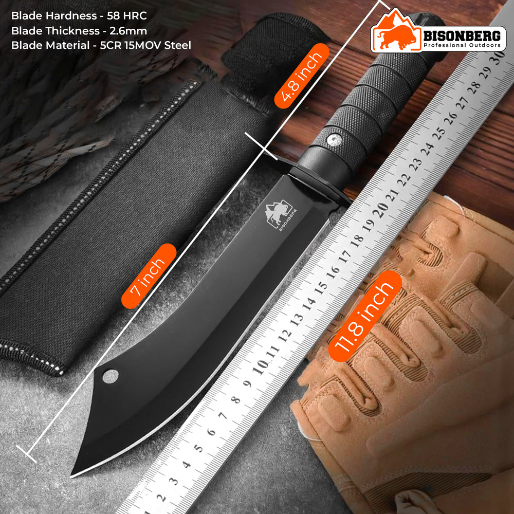 Kitchen Knife/Utility Knives for Kitchen Home & Outdoor Cooking Use Ideal for Portable, Travel - Black (Manual) image 4