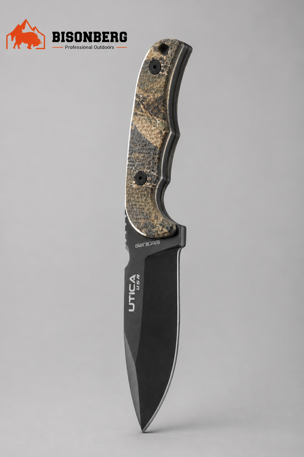 Bisonberg|BISONBERG Premium Refurbished  Fixed Blade Kitchen & Adventure Outdoor Camping Knife