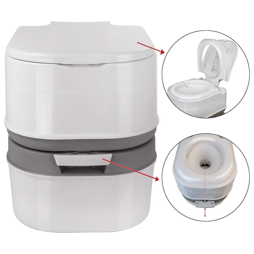 Portable Camping Toilet with Lid – Compact Travel & Outdoor Commode image 7