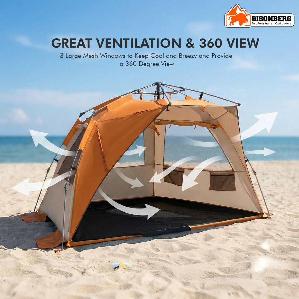 Automatic Pop-Up Camping Tent with Carry Bag – Waterproof Outdoor Family Shelter image 3