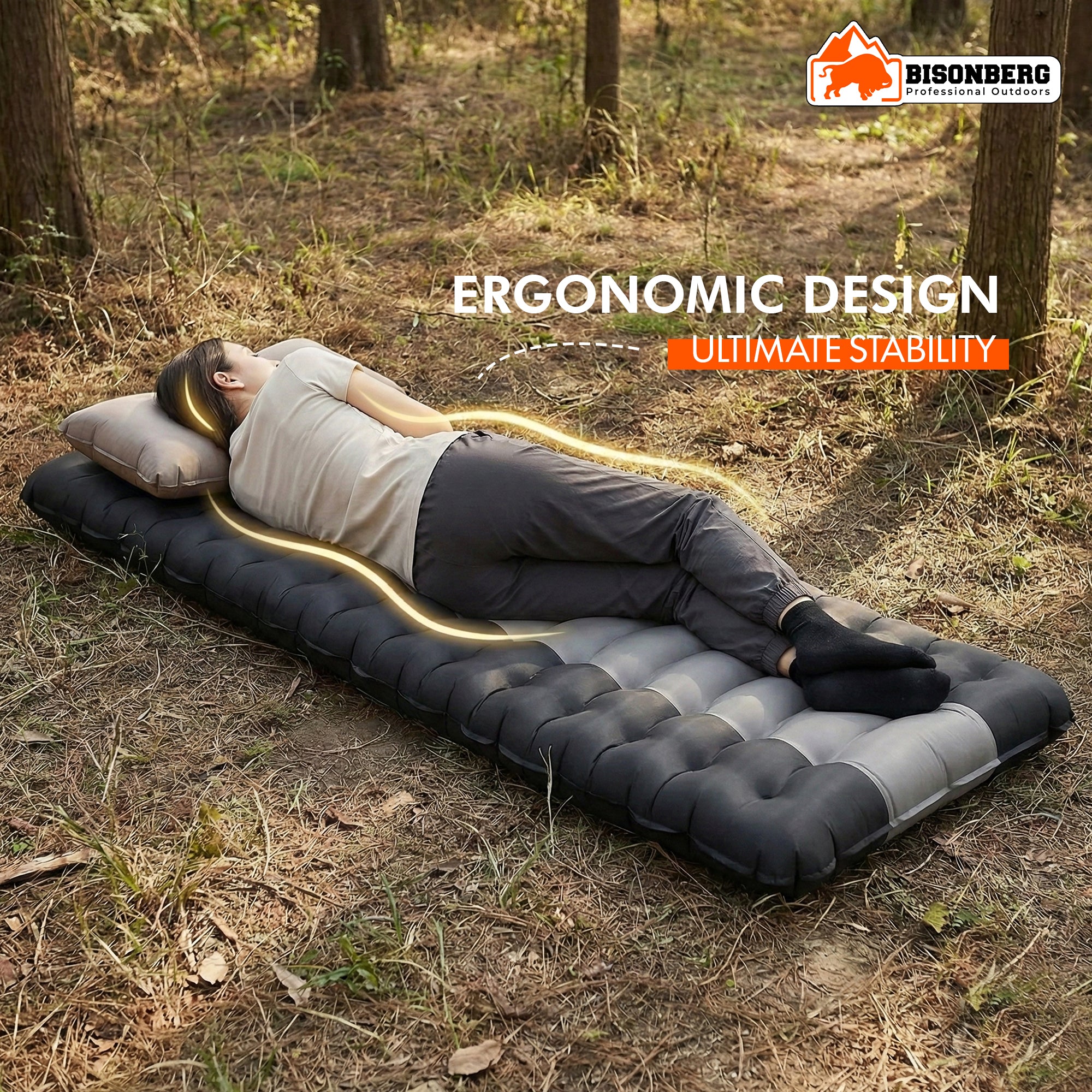 Foldable Air Mattress for Camping – Compact Travel Sleeping Pad” image 2
