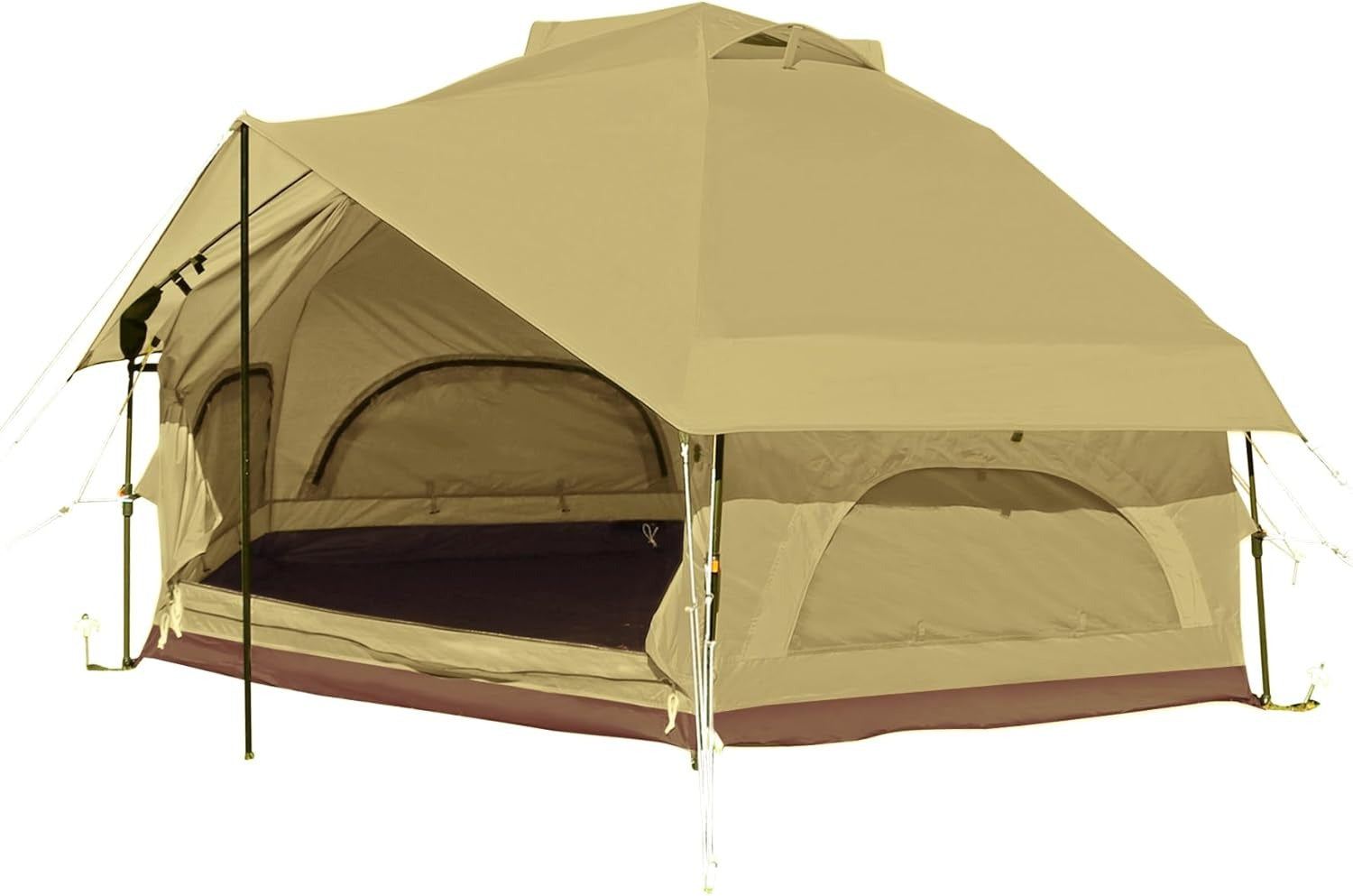 Bisonberg Premium Family Automatic Camping Tent with Canopy | Waterproof, Ventilated & Easy Setup Outdoor Tent image 0