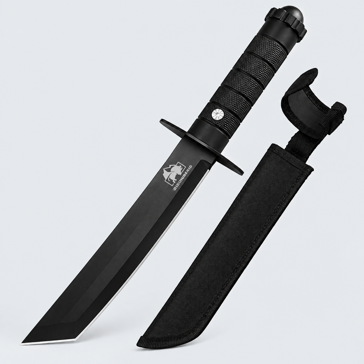 BISONBERG Kitchen Knife/Utility Knives for Kitchen Home & Office Use Ideal for Portable, Travel - Black (Manual) with Mini cooling towel