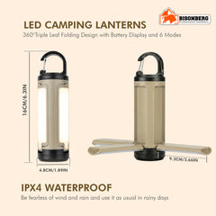 Rechargeable Camping Lantern – Portable LED Folding Outdoor Light image 1