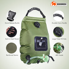 Portable Camping Shower Bag – Outdoor Heated Water Shower image 2