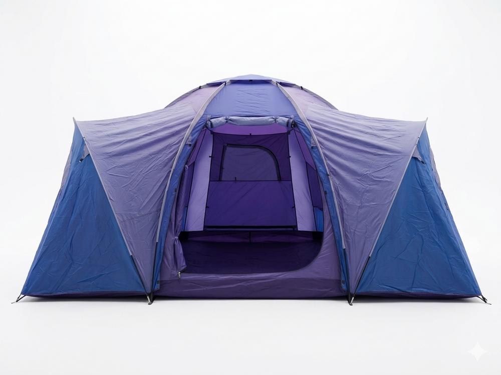 Premium Multi-Room Family Camping Tent - Weather-Resistant & Spacious image 0